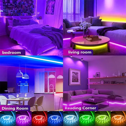 RGB LED Strip Lights Bluetooth Control