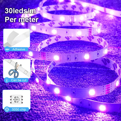 RGB LED Strip Lights Bluetooth Control